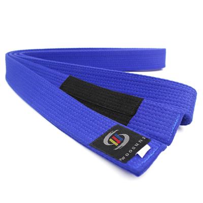 China Eco-friendly high quality paypal martial arts equipment gym BJJ belt custom colors for sale