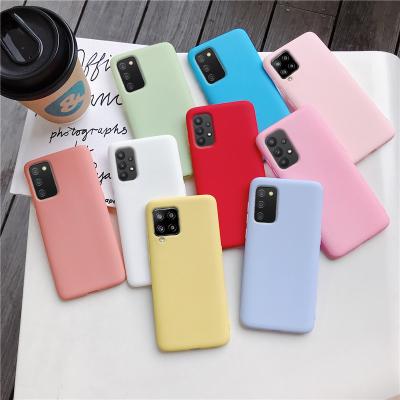 China Shockproof Soft Silicone Phone Case For Samsung Galaxy A12 A42 A52 A72 A32 5G Matte Soft Back Cover Drop-proof and Anti-collision for sale