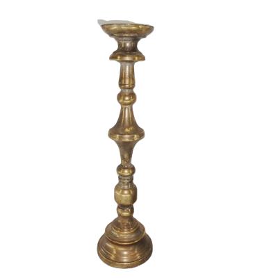 China European wholesale antique centerpiece tall pillar candle holder metal for sale