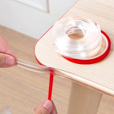 China 100% Eco-Friendly Custom Made Baby Table Child Resistant Transparent Edge Protectors Corner Soft Safety Corner Guards for sale