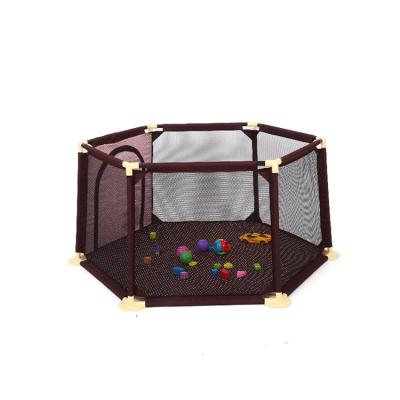 China Eco-freindly Kids Play Yard Indoor Kids Play Cloth Fence Baby Playpen for sale