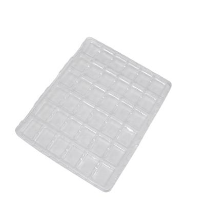 China Antistatic; Strong OEM Manufacturer Transparent Large Vacuum Plastic Blister Packaging Chocolate Insert Tray for sale