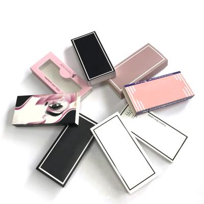 China Recyclable Personalized Custom Fake Magnetic Eyelash Packaging Box Luxury Empty Paper Extension Storage Box for sale