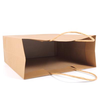 China Factory Direct Sales Wholesale BIODEGRADABLE Kraft Paper Bag Fashionable Brown for sale