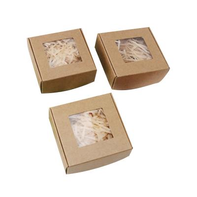 China Recyclable Eco - Friendly Kraft Paper Candle Box Square Shaped Gift China High End Paper Supplier for sale