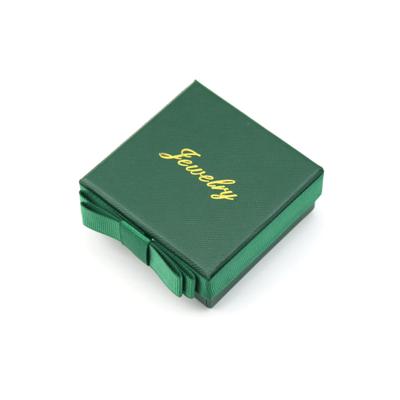 China Recyclable Wholesale Custom Paper Ring Box With Logo Rings Case Cardboard Ring Box With Ribbon for sale