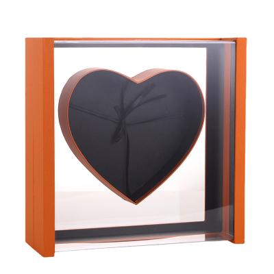 China Recyclable Custom Wholesale Paper Cardboard Color Box Heart Shaped Packaging Box Heart Shaped Box With Clear Window for sale