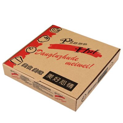 China Low price high quality recyclable pizza box custom printed hot sale pizza box various sizes corrugated paper box for sale