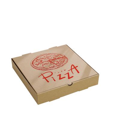 China 7/10/12 Inch Recyclable Cardboard Corrugated Custom Printed Bulk Custom Printed Pizza Packing Box Low Price Hot Sale Pizza Box for sale