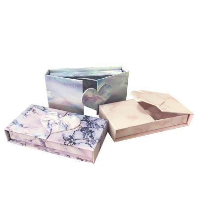 China Recycled Materials FAKE Eyelash Factory Cheap Eyelashes Boxes Personalized Wick Paper Packaging Boxes for sale