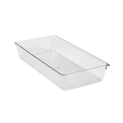 China Amazon Hot Selling White Transparent Freshness Storage Storage Box Plastic Cosmetic Drawers for sale