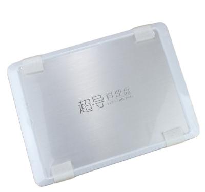 China Viable Magic Thawing Dish for Quickly Defrosting Tray Nonstick Aluminum Meat Fish Dish Panel Defrosting Tray for Frozen Food for sale