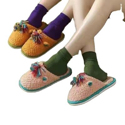 China CUSHIONING Autumn And Winter Bottom Soft Cotton Non-slip Indoor Slippers From China Factory for sale