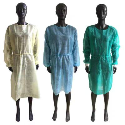 China Anti-wind And Dust Wholesale Consumable Protective Products Nonwoven Isolation Robe for sale