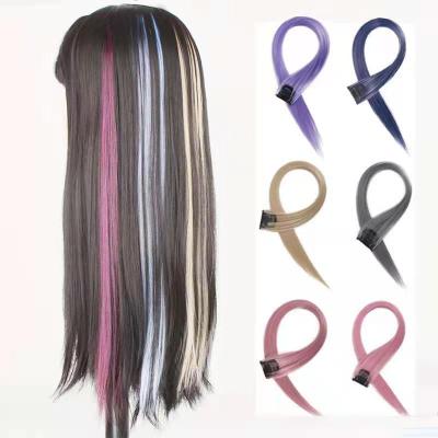 China Hot-selling Straight Hair Straight Ears Dyed Invisible Wig Wholesale for sale