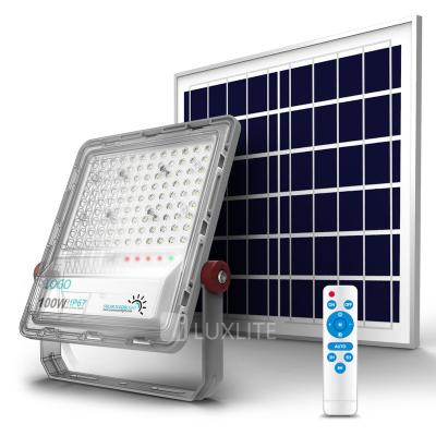 China Other High Quality IP67 25w 40w 60w 80w 100w Waterproof Outdoor Solar Wall Reflector Solar Led Flood Garden Lights for sale