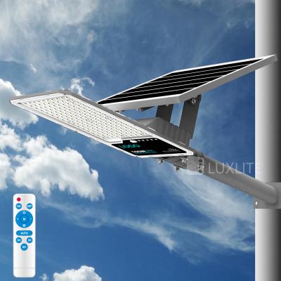 China Other Luxlite Solar Led Street Lights Lamp All In One 50watt 100watt 200watt IP67 Solar Street Light for sale