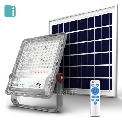 China Sleep Mode China Factory Garden Light IP67 50W 100W Solar Flood Light for sale