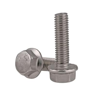 China China Stainless Steel Wholesale Price Stainless Steel Hex 304 306 DIN6921 Flange Bolts Sus Te koop