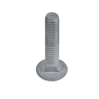 Cina OEM Steel Custom Carriage Head Bolt Hot Dip Galvanized Iorn Neck Galvanized Ribbed Carriage Bolt in vendita