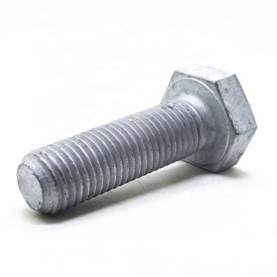 China Carbon Steel ASME A325 A490 Hot Dip Galvanized Heavy Hex Structural Bolt Te koop