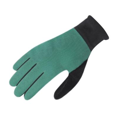 China Women nofel anti-slip touch screen compatible free sample touch screen custom printed fleece working gloves for sale