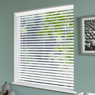 China Waterproof Window Decorate Venetian Blinds Wooden Material Basswood / Paulownia Timber Blinds Slats for sale