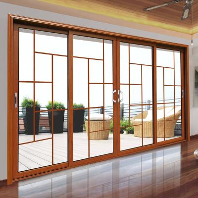 China European standard aluminum kitchen sliding doors double sound insulation panels sliding door for sale