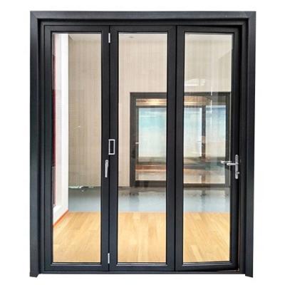 China Modern THERMAL CUT DOOR ALUMINUM ALLOY SLIDING DOOR BI-FOLDING for sale