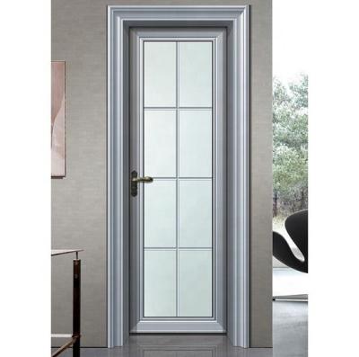 China 2022 new waterproof modern aluminum casement doors for bathroom for sale