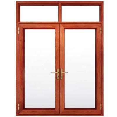 China Heat Insulation French Door Casement Aluminum Glass Door Modern Aluminum Patio Door for sale