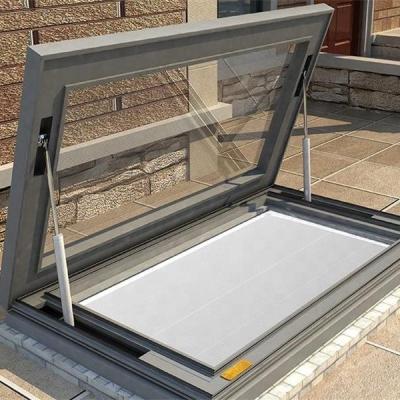 China Swing Customized Tempered Laminated Glass Home Roof Window Double Skylight for sale