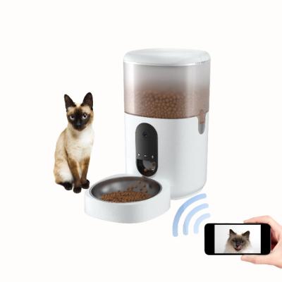 China Automatic Pet Driver Automatic Hike Food Feeder Chases Cats Automatic WIFI Visual Control Smart Pet Driver For Busy Business/Travel/Work Sensor for sale