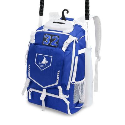 China Professional Waterproof Custom Baseball Bag Royal Blue Baseball Bat Bag for sale