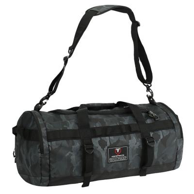 China 2021 KOPSPORTS Professional Sports Training Duffel Bag Waterproof Soft Camouflage Synthetic Leather PVC Duffel Bag GYM Duffel Bag With Shoe Compartment for sale