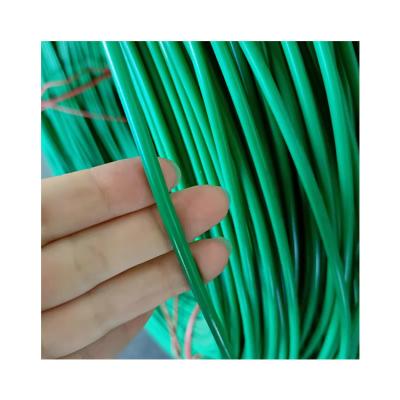 China Hot Selling Wrapping Wire Or Binding Wire Specialized Production Flat Soft Iron Plastic Coated Wire for sale