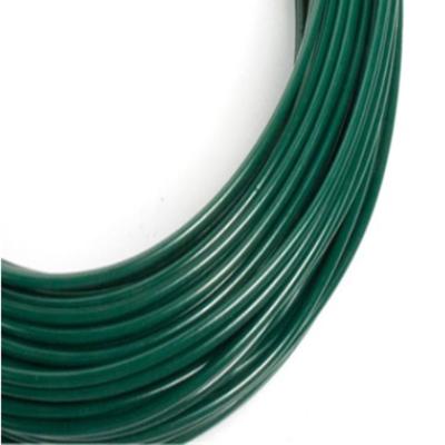 China Agriculture and forestry protection park zoo fence stadium pvc plastic pe coated galvanized iron wire for consumer product packing daily tie for sale