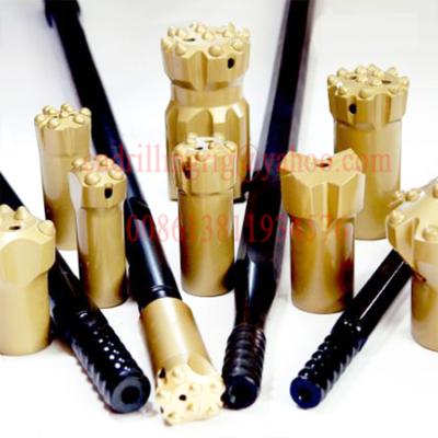 China Taper Truss Popular Rock Splitting Tools and Integral Drill Shank for Bore Hole Drilling for sale