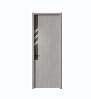 China Moistureproof Compound Entry Door Home Bedroom Solid Wood Modern Minimalist Room Door for sale