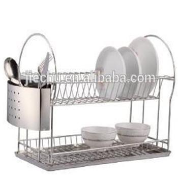 China Best quality viable kitchen stainless steel dish rack for sale for sale