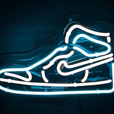 China Warehouse Shoe Exquisite Workmanship Custom Design Acrylic Led Neon Light for sale