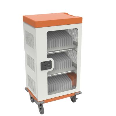 Κίνα Office School Government Educational Tablet Cabinet Filling Cart Cart with Wheels Metal Filing Cabinet Charging Station for Laptop προς πώληση