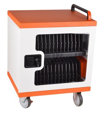 China Office School Government 32 Ports Floor AC Smart Charing Carts For Laptop Chromebook / Tablets for sale