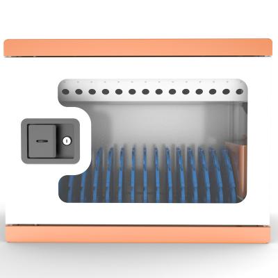 중국 Office School Government Laptop Charging Station Wall Mount Cart 16 Ports Charging Cabinet 판매용