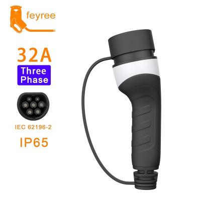 China Car Charging Adapter EVSE Head 16A 32A 3.5KW 7KW Single Phase Head 16A 32A 3.5KW 7KW Three Phase Side of Feyree Automotive Electric Car EV Charger Outdoor Type2 for sale