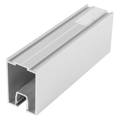 China Decorations White Powder Coated Gallery Aluminum Extrusion Aluminum Frame Profiles OEM Support for sale