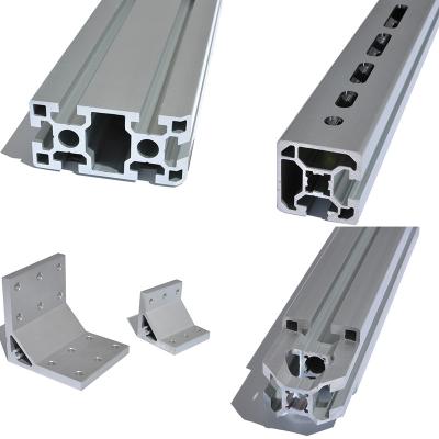 China 3030 aluminum slot decorations extrusion 30 x 30 profile t profile aluminio table perfiles for sale