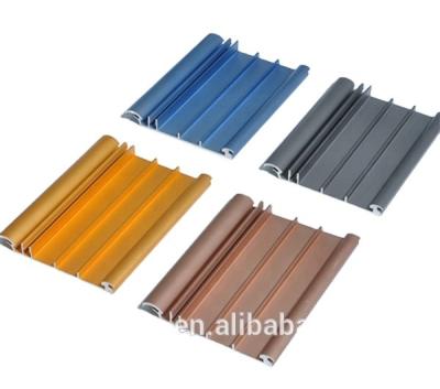 China Construction 6000 Series Anodized Aluminum Alloys Sheet Shape Extrusion Profile With Different Color for sale