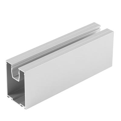 China Decorations Bespoke Extruded Profiles 6063 Aluminum Rail Window Making Materials Extrusion for sale