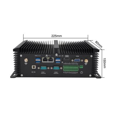 China PXE PC 150*83*224mm (EGLOBAL 8th 16GB DDR4 Win7 Mini OS Computer Chassis i5 8250u Industrial Dual Core CPU 248mm) for sale